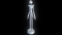 Jack Skellington skeleton, jack, nightmare, christmas, before, print, skellington, moel, 3d, skull, halloween