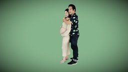 Dfine Me คุณยอด&คุณป้อ LowRes&AR photorealistic, 3dselfie, 3dphotobooth, photogrammetry, dfine3d, dfineme