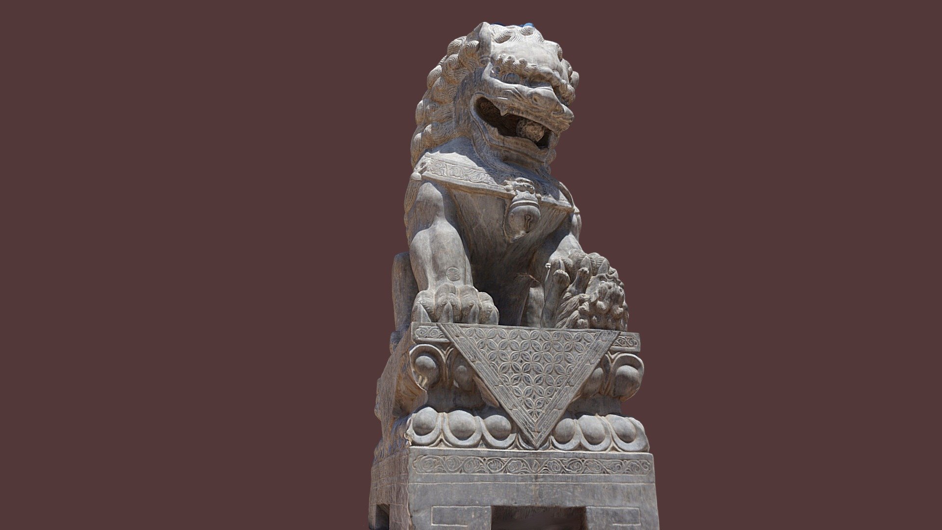 Fu Dog - 3D model by John Toeppen (@toeppen) 3d model