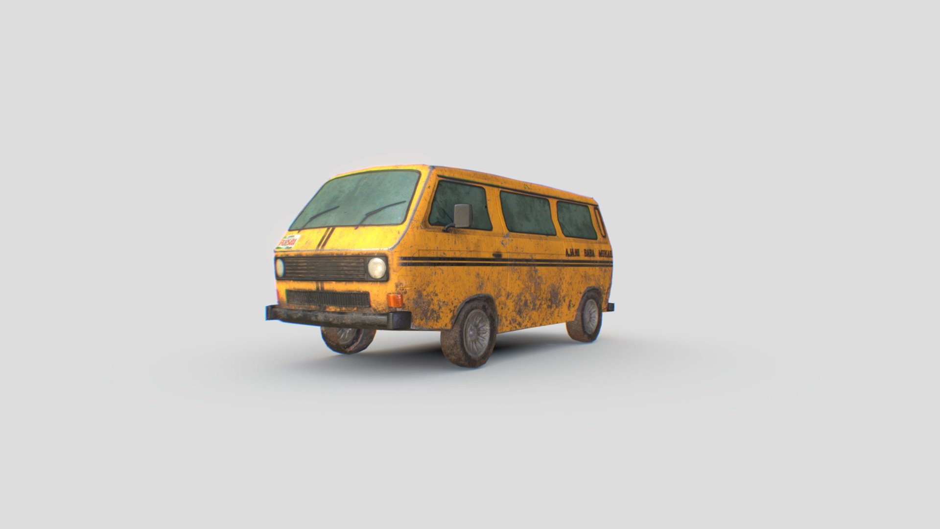 DANFO BUS - NASB - 3D model by Osita (@ositaanisiobi) 3d model