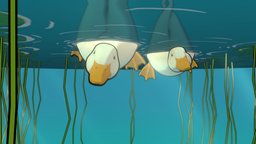 Duck-Duck 🦆 duck, cartoonish, stlyized