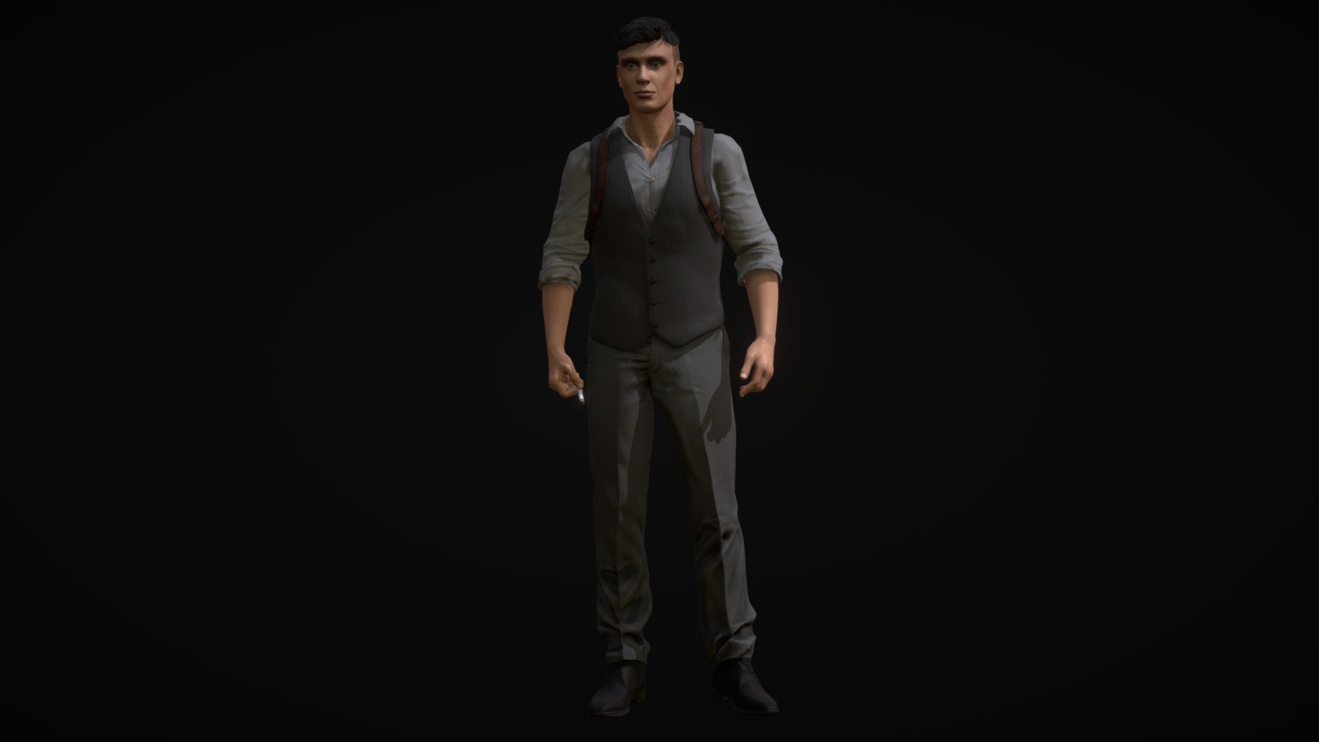 TommyShelby FanModel.

Accompanies T pose 3d model