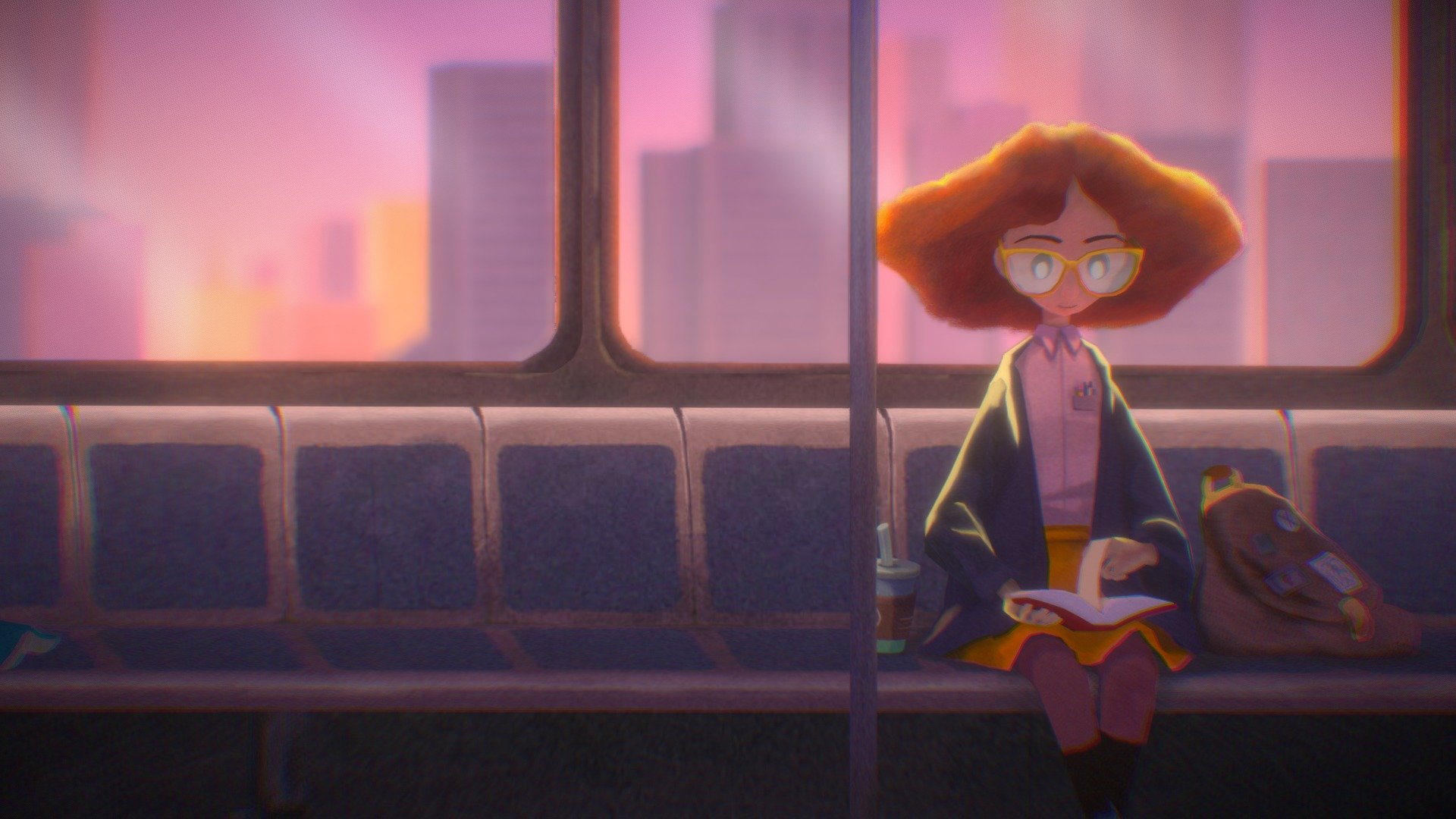 &ldquo;I like riding around on train, takes my mind off things
