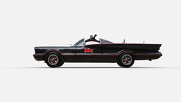 3d Model Replica Batmobil 1966 VR Ready replica, 1966, 3d, model, batmobil