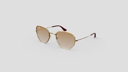 Rayban hexagonal sunglasses sunglasses, rayban, glasses, hexagonal, sunglass, gameasset, gameready