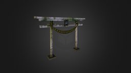 Japanese Archway archway, howest, 3dsmax, japanese