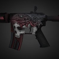 M4A4 | DeathWalker death, csgo, workshop, steam