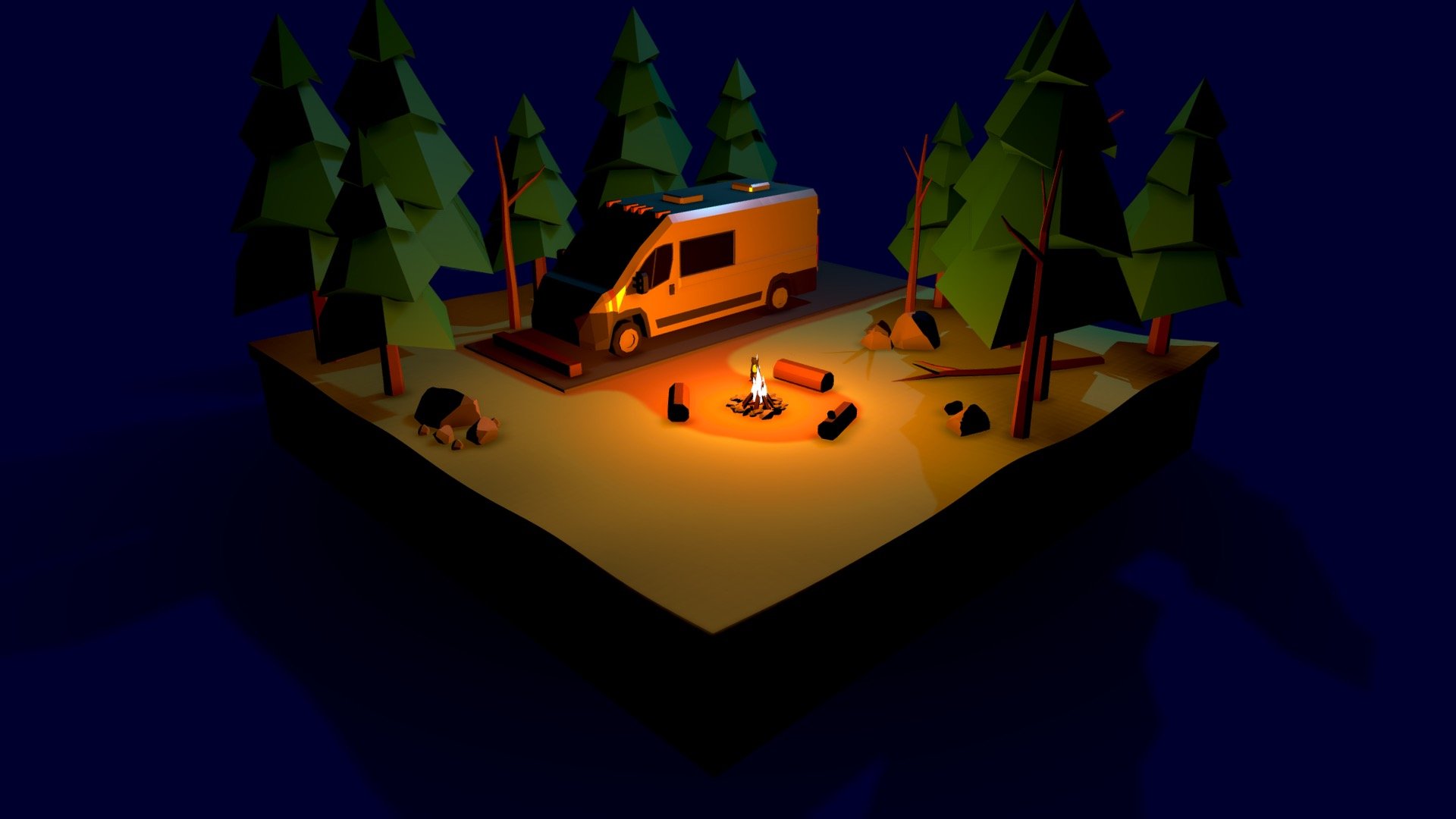 Low poly model of the @leavethemap on Instagram.
https://leavethemaptravel.com
https://leavethemaptravel.com - Low Poly Van Life - 3D model by EvanMcNaught (@emcnaught) 3d model
