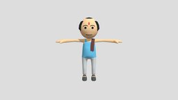 Mjo Character Low Poly Character indian, india, character, cartoon, lowpoly, man, mjo, mjoh, pagalbeta