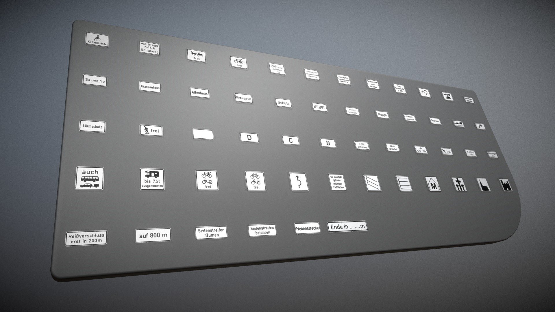 Zusatzzeichen 3
















 - Zusatzzeichen 3 - Buy Royalty Free 3D model by VIS-All-3D (@VIS-All) 3d model