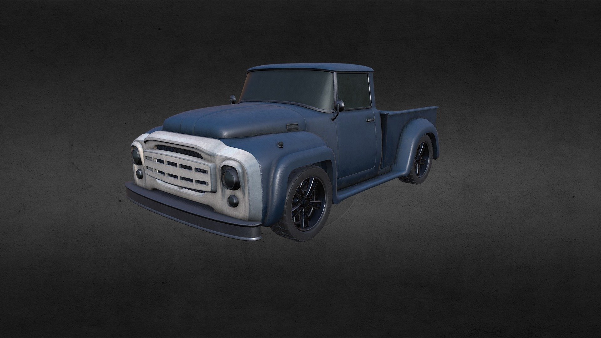 Zil 130. Pickup 3d model
