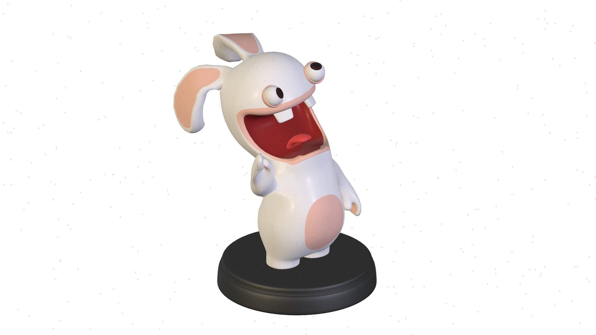 A fan art from the game Mario + Rabbids Kingdom Battle 3d model