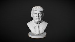 Trump sculpt, portrait, marble, president, statue, old, politics, donaldtrump, trump, political, art, man, usa
