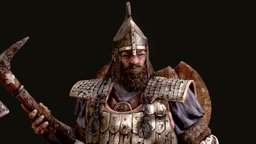 Berserker challenge, allegorithmic, substancepainter2, substancepainter, character, gameart, zbrush