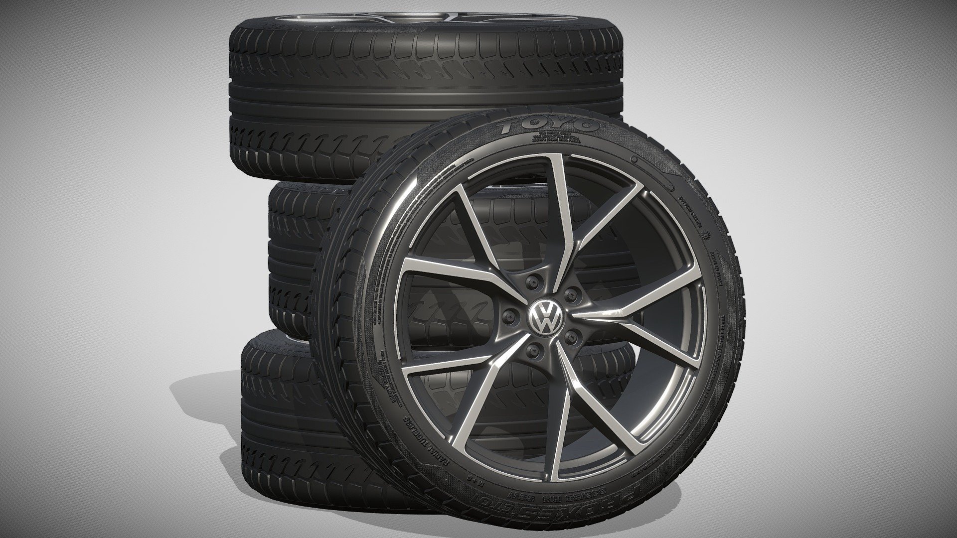 Volkswagen wheels

Clean geometry Light weight model, yet completely detailed for HI-Res renders. Use for movies, Advertisements or games

Corona render and materials

All textures include in *.rar files

Lighting setup is not included in the file! - Volkswagen wheels - Buy Royalty Free 3D model by zifir3d 3d model