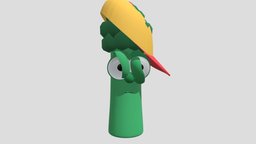 Junior Asparagus (90s) (Updated) veggietales, costume, juniorasparagus, updatedmodel