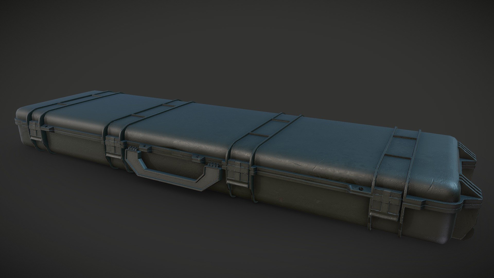 Gun case - 3D model by rubenve 3d model