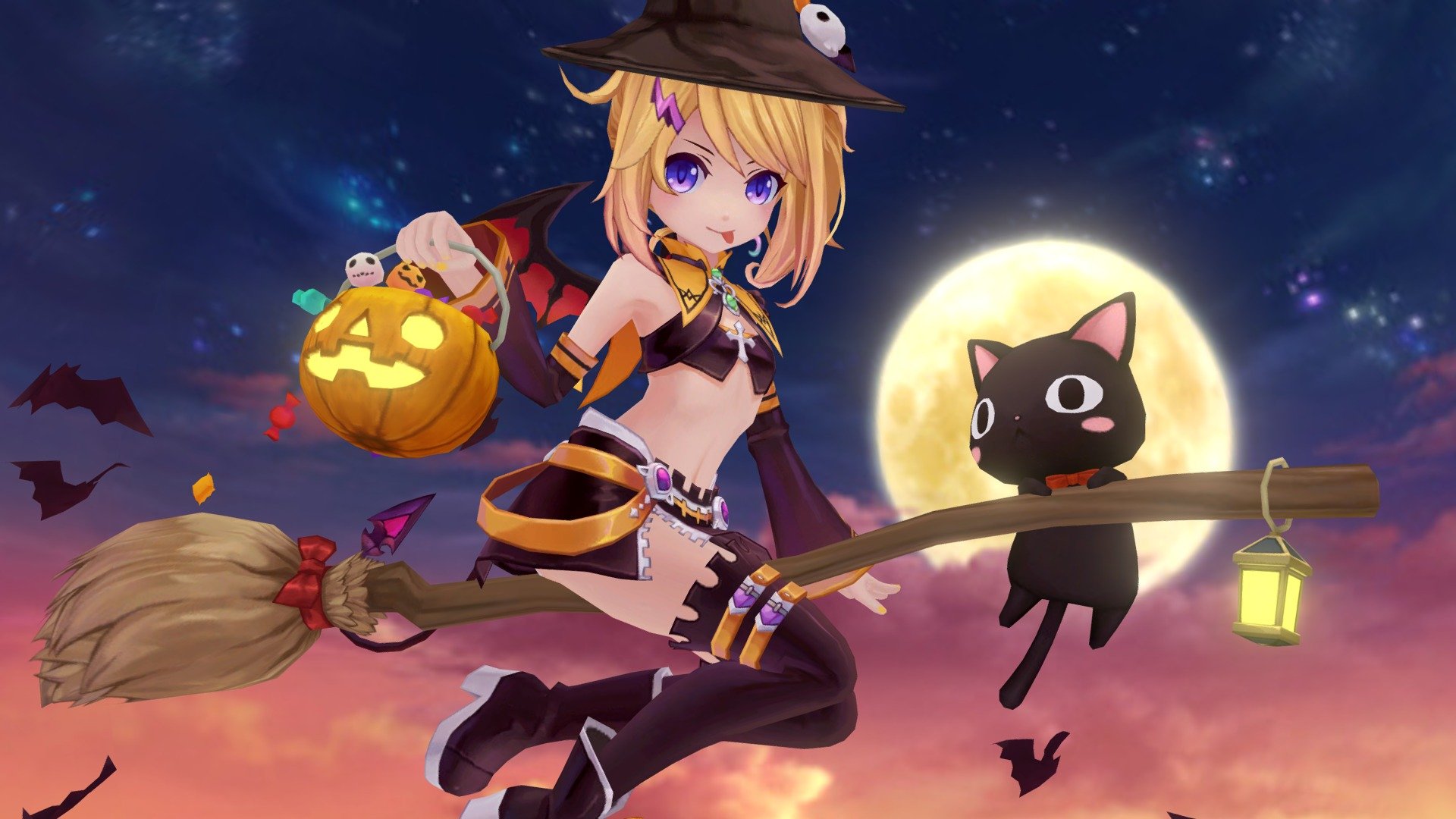 3d modelling jobs 
FANTASY FRONTIER - Lilith

Halloween Little witch.

I later modified the background.
Make the whole more clean.



莉莉絲

配合小惡魔造型，我給她加了很多萬聖節元素，用了很多公司素材做場景，以3D面向反轉做出360度球體效果，整個作品為了氣氛融入很多技法表現。





 - Lilith - 3D model by YAN (@YAN2017) 3d model