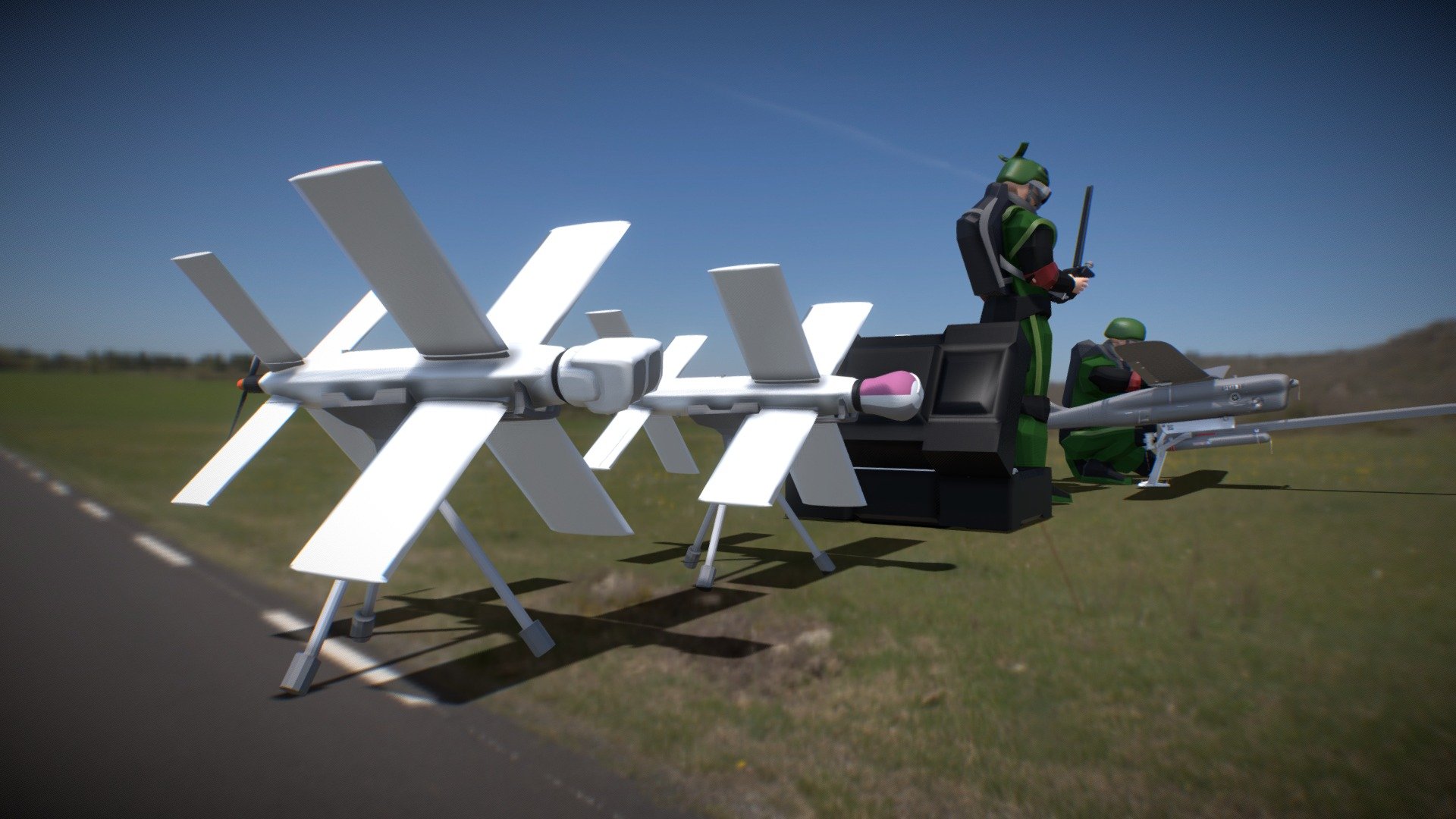 Концепт дрона ОРЛАН-X8. ps/ позиционирует &ldquo;ланцет