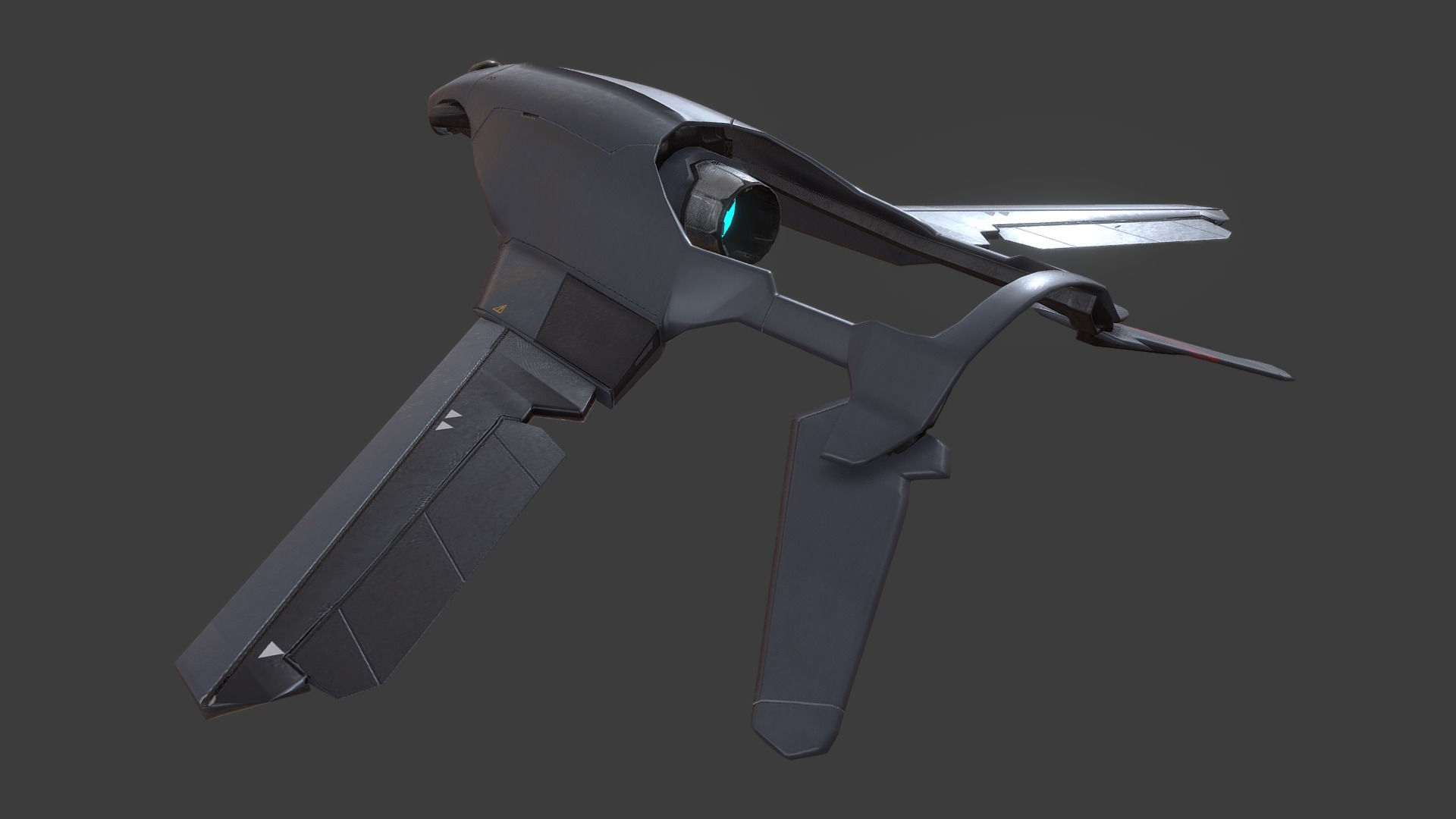 Manta Bomber - 3D model by aocrisan 3d model