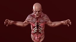 Old Zombie creepy, payam-tavakoli, bad-king, modeling, gameart, monster, concept, horror, zombie