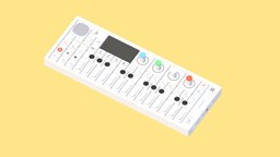 Teenage Engineering OP-1 teenage, teenageengineering, op-1, op1, blender, lowpoly, blender3d, engineering