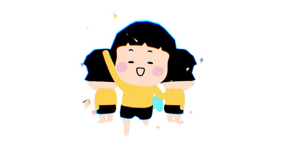 I saw this character on facebook. I try to made this character and its was was a fun quick model.



Here is the inspiration:
http://www.stickermotions.com/mobile-girl-mim/

Thanks for visiting! - Cartoon Girl - 3D model by Ino Esteves (@imesteves) 3d model