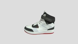 Anta安踏 高帮板鞋 黑白_912048010-1 sneakers, antaan-ta, gao-bang-ban-xie