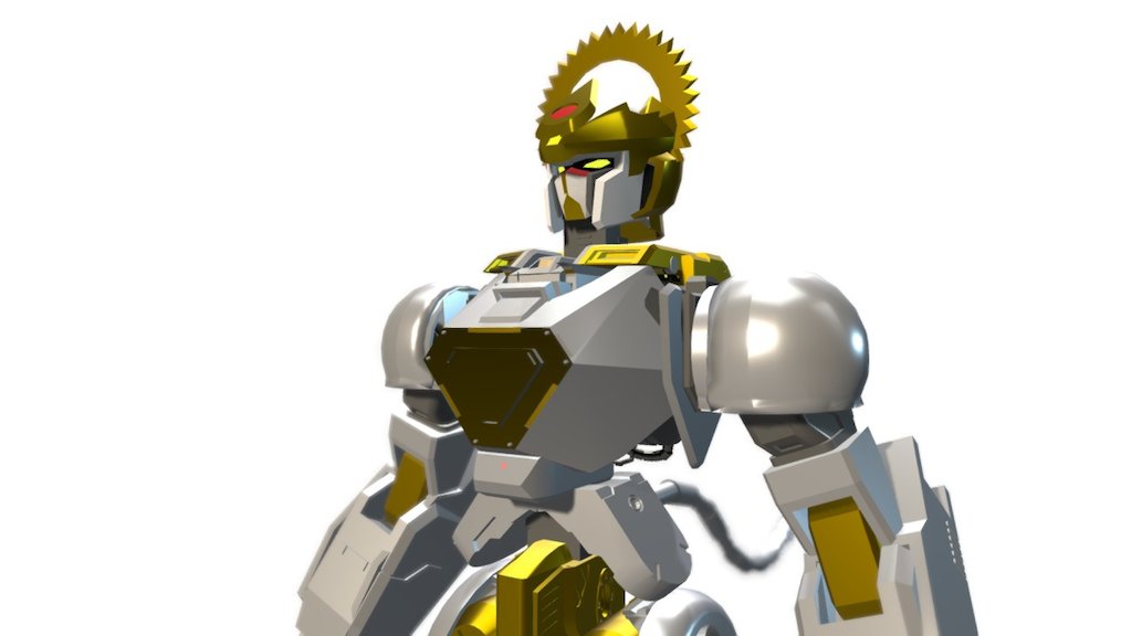 Gundam Sema Hanuman MK-II (หนุมาน) - 3D model by krit yamsaso (กฤษณ์ แย้มสระโส) (@krit_yamsaso) 3d model
