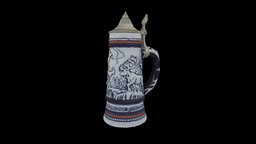 1976 Avon Ceramic Stein 
