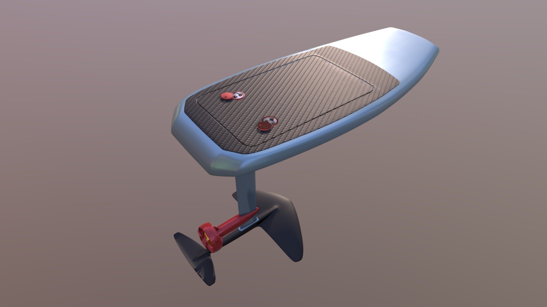 This model is drawn in the program 3D max on the real dimensions obtained by 3D scanning (scan archive attached to this model)
Scanned model of the hydrofoil from the manufacturer eFoil
Having this model, the customer made a prototype of this underwater wing and successfully conducted tests - everything works as in the original version!

Yes, I'll tell you all about it&hellip; some elements in this model are not properly drawn (I'm talking about nodes and anchor points), because with this model we took the surface and moved them to SolidWorks, but anyone who wants to repeat our feat will also be able to draw all the sketches in SolidWorks. and if there are difficulties-please, I will tell you.

With respect,
Sergey The Artist
 (Sergo Painter) - hydrofoil  eFoil - 3D model by Sergo_CRAFTSMAN 3d model