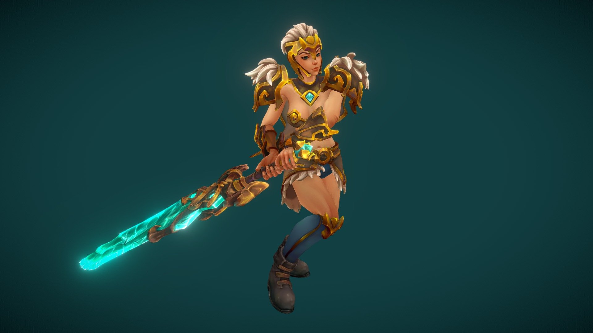Stylized character for a project.

Software used: Zbrush, Autodesk Maya, Autodesk 3ds Max, Substance Painter - Stylized Human Female Wild Hunter(Outfit) - 3D model by N-hance Studio (@Malice6731) 3d model