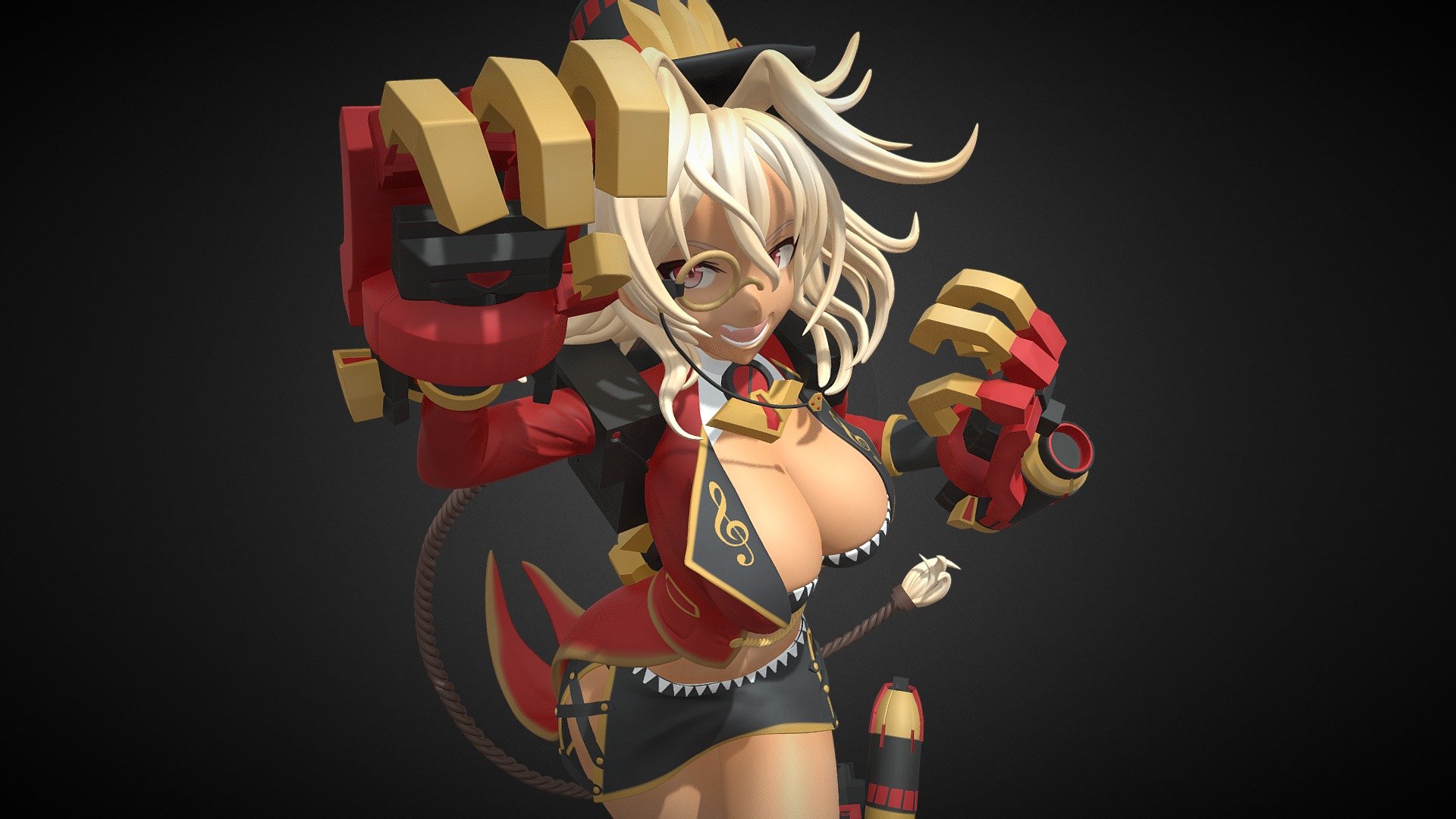 Commission work.
https://twitter.com/ukupalua - Flareleon - Cosmic Break - 3D model by ukupalua 3d model