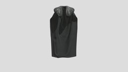 Pure Fur Quality Collar And Cloak cape