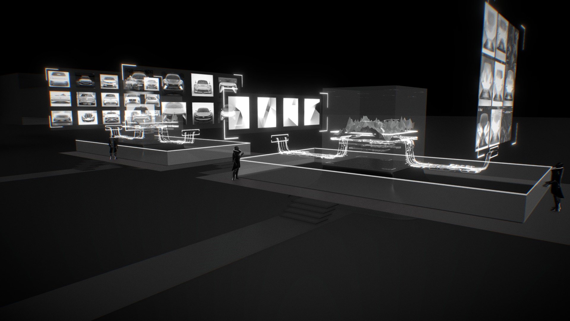 ACCD 2020 SU Trans8B Week 10 - AI engine scene - 3D model by ming_he 3d model