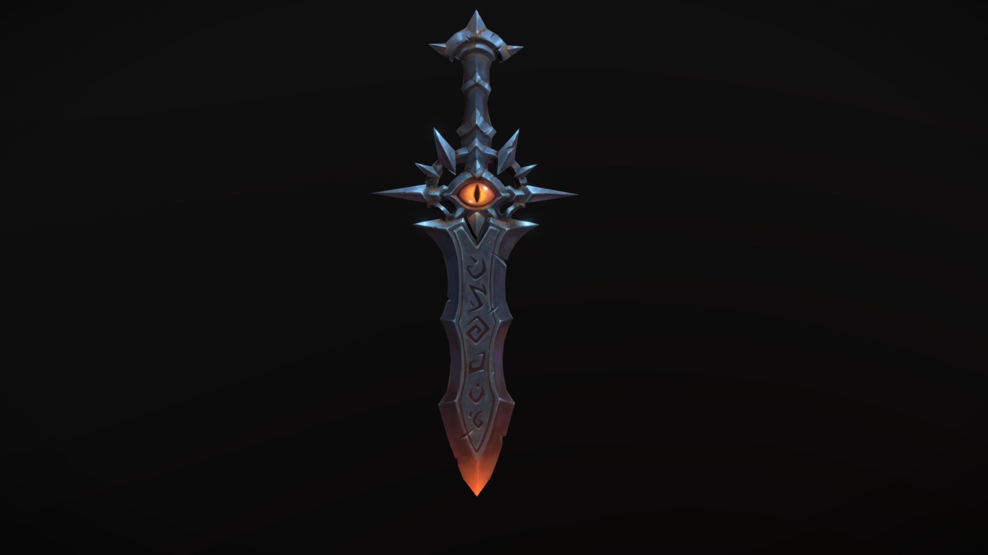 Original Concept Art by Betty Jiang: https://www.artstation.com/artwork/1lQze - HandPaint Sword - Download Free 3D model by nahem.san 3d model