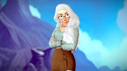 Ethereal Elegance modele3d, artnumerique, personnageanimation, designelegant, actifjeu, beautevirtuelle