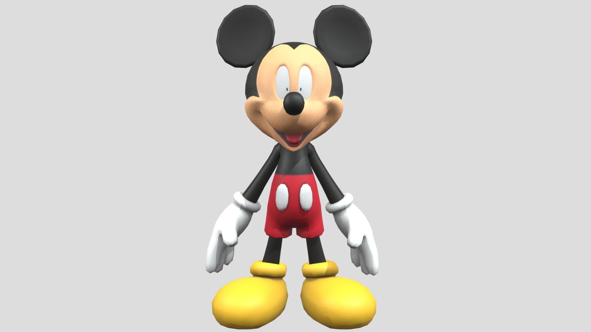 Download texture and model (link 2) -> https://www.deviantart.com/firexmayz/art/FNaTI-Blender-Psycho-Mickey-Download-937218066 - Psycho Mickey Retecation - Download Free 3D model by The Suffering (FirexMayz & XanderCat) (@firexmayz) 3d model