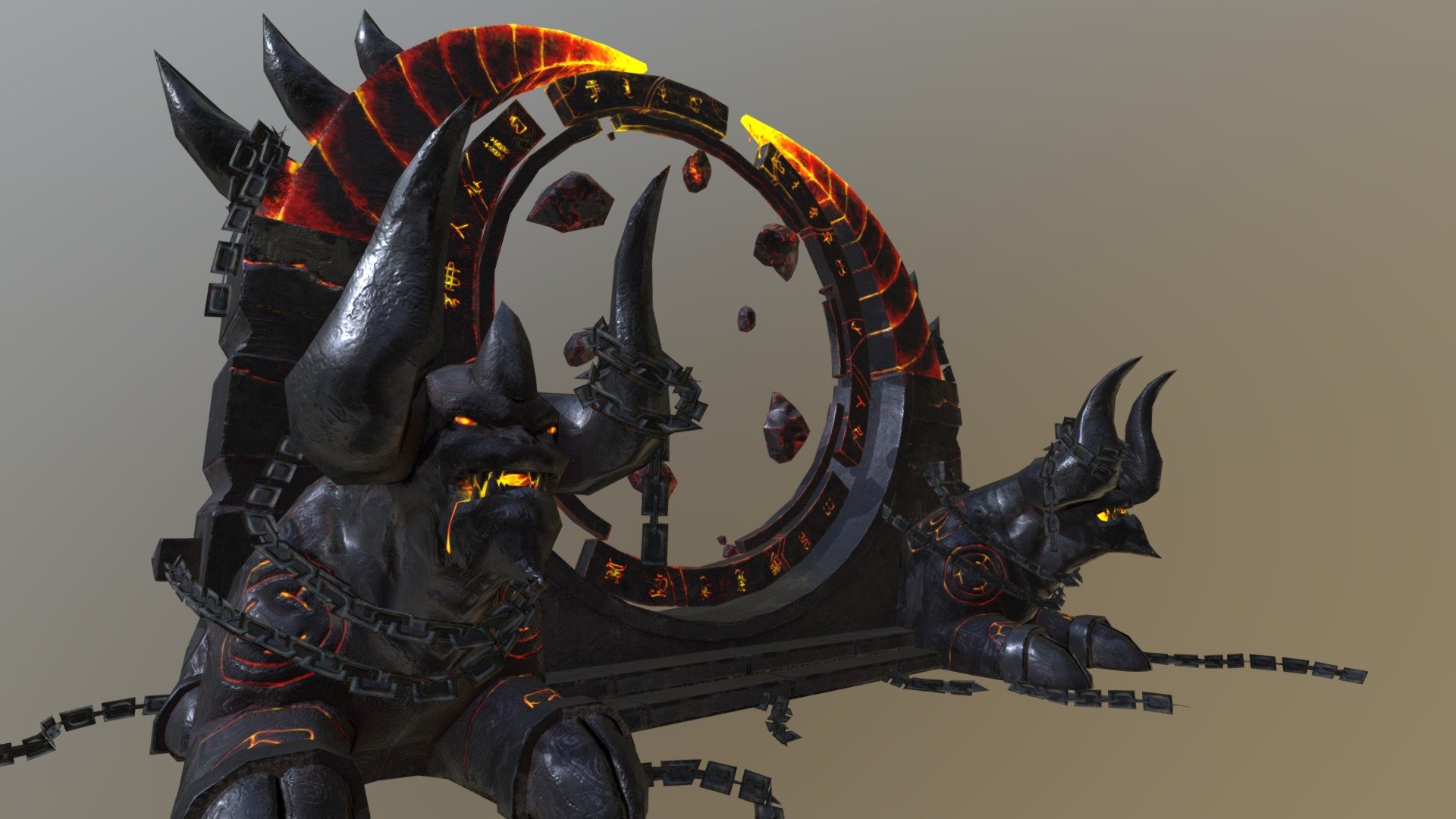 Magic gate - Magic gate - 3D model by axindad 3d model