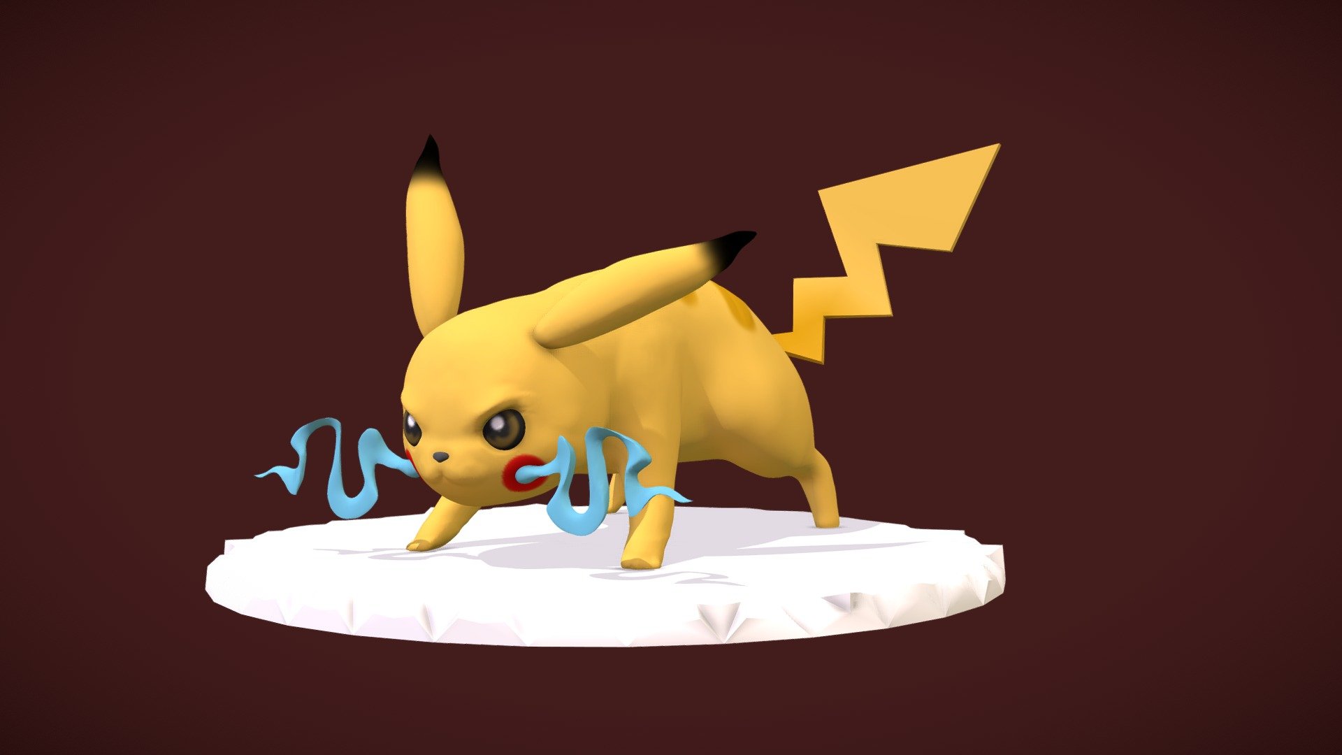 A sculpt that was intended as a printable figure 3d model