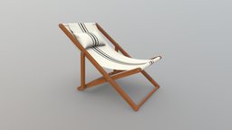 folding chair fbx, substancepainter, blender