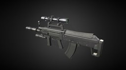 KPA Type 88 Bullpup rifle, army, korea, north, bullpup, type, dprk, 88, type88, commandos, ak74, ak74m, sof, military, gun, noai, kpa