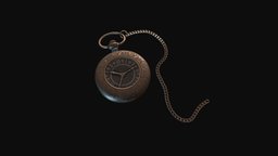  antique, metal, old, pocket, pbr, watch