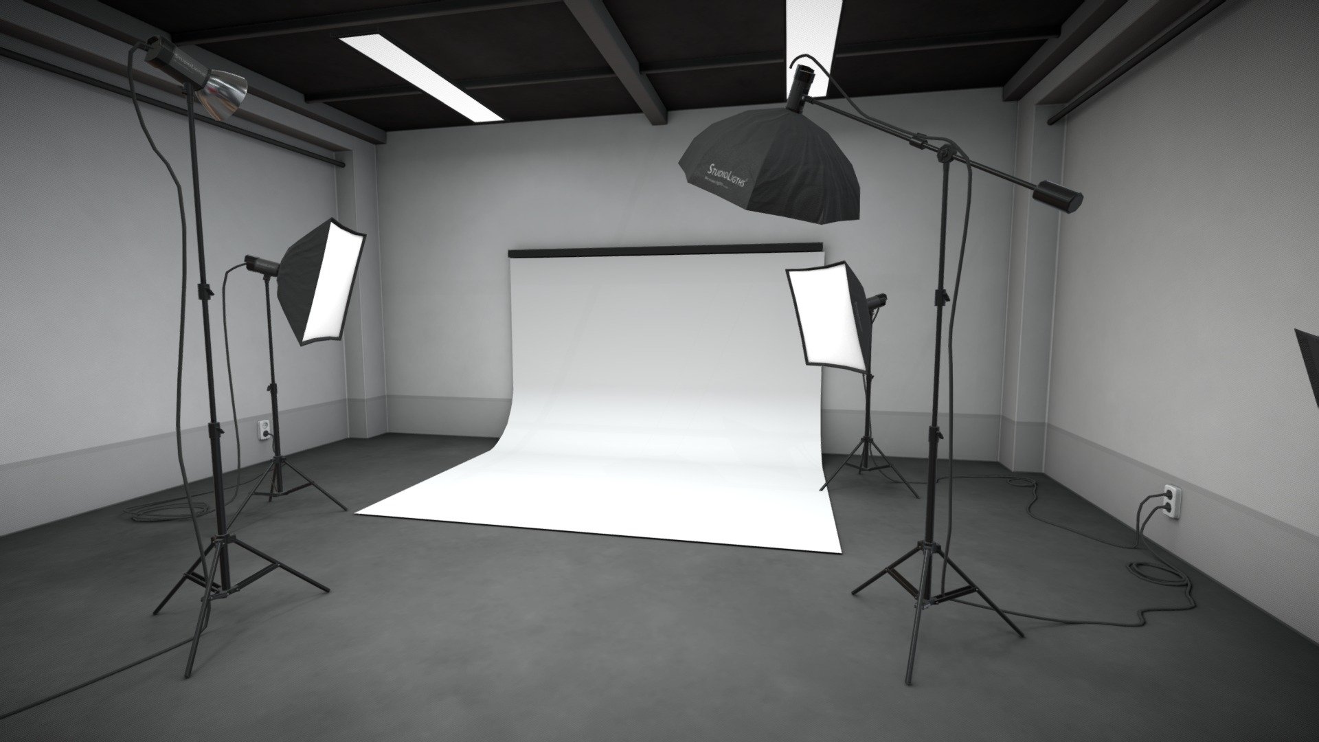 Photo Studio - Buy Royalty Free 3D model by Janis Zeps (@zeps9001) 3d model