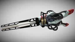 PROMETHEUS substancepainter, weapons, blender, sci-fi
