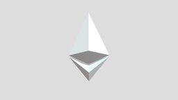 Ethereum Coin crypto, arnoldrender, ethereum, 3dmodel, c4d