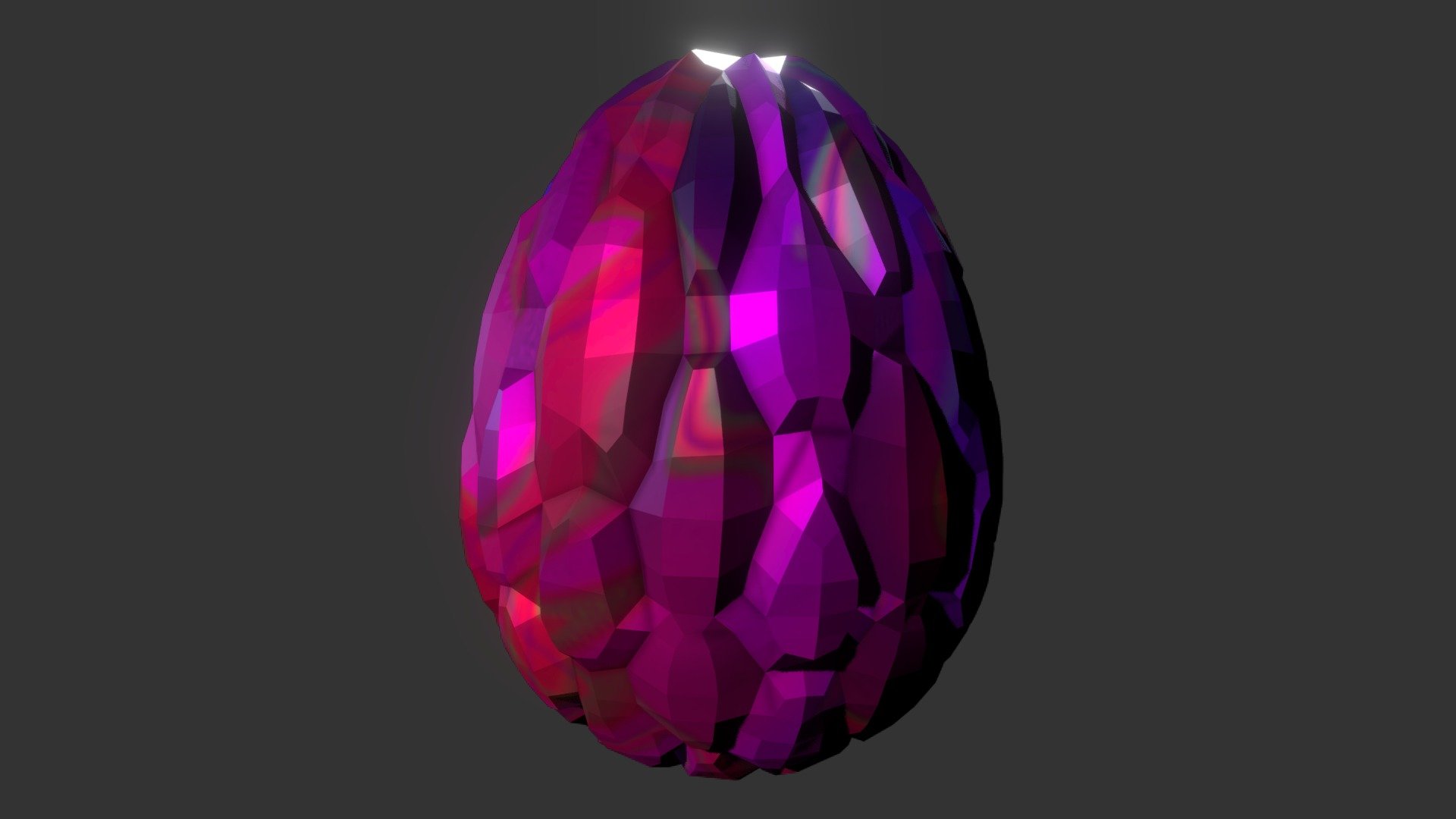 A dragon egg I modeled in Zbrush, then retopologized in Maya 2018 3d model