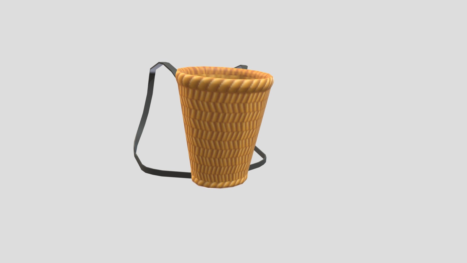 Hmong Basket - 3D model by Yozoh 3d model
