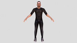 PS1 Style Character playstation, classic, ps1, pixelated, character, art, lowpoly, low, poly, gameasset, stylized, pixel, gameready, ps1-style
