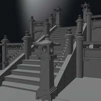 Chinese Temple Section 2 unreal, chinese, yannick, selanno, architecture, game, 3d, temple